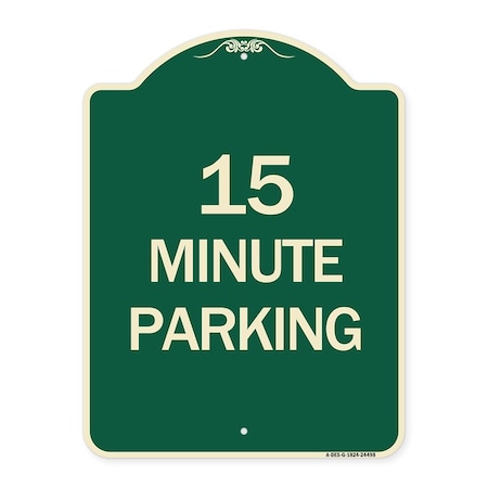 2 Hour Parking Parking for Customers HeavyGauge Aluminum Sign 24 x 18 G182424498